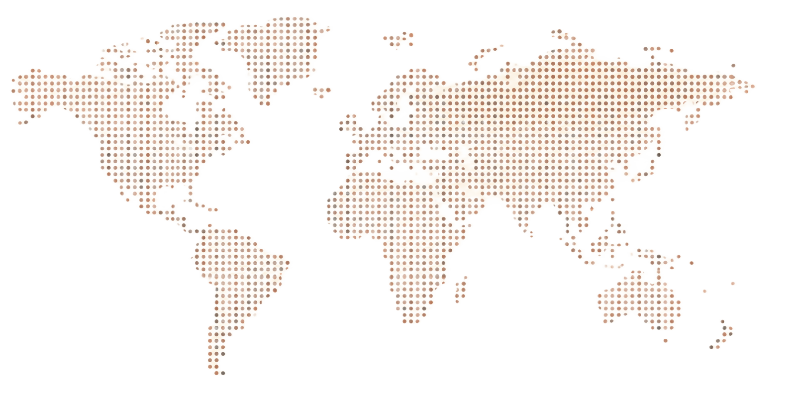 World map showing Bloom Haute stylist locations